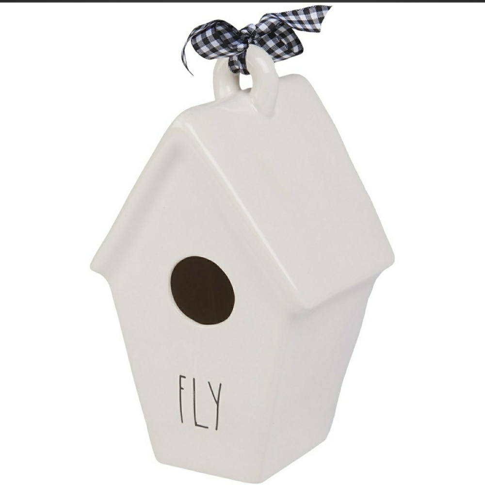 Rae Dunn FLY Birdhouse